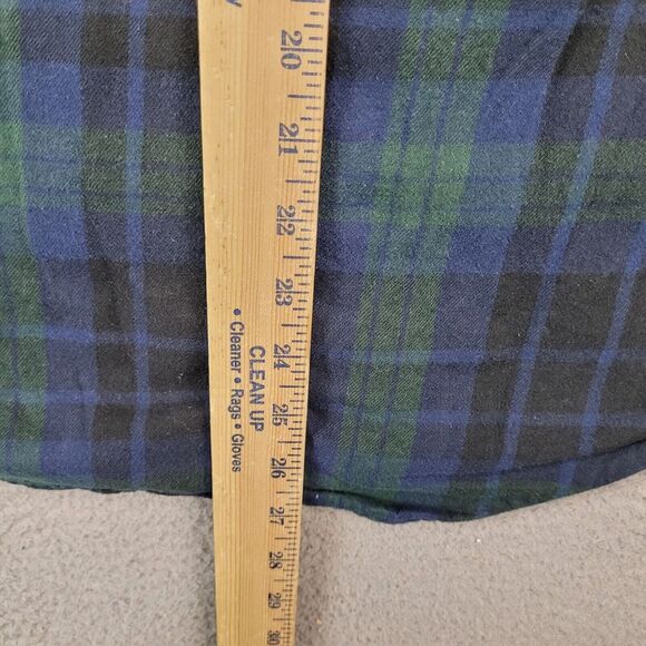 The North Face Shirt Womens Small Blue Plaid Flannel Button Up Outdoor Top - Picture 8 of 10